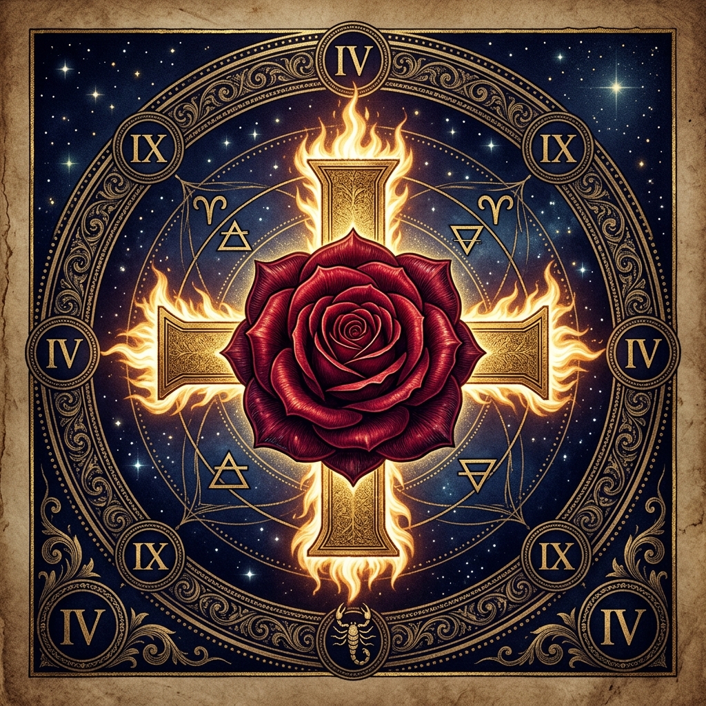 The sigil of inception — the Rosy Cross